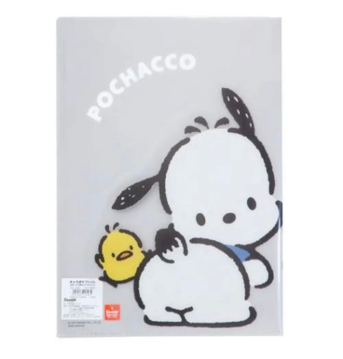 Authentic 2022 Sanrio Kamio Pochacco Die-Cut Pocket 3-Index Document Holder - Brand New with Tags