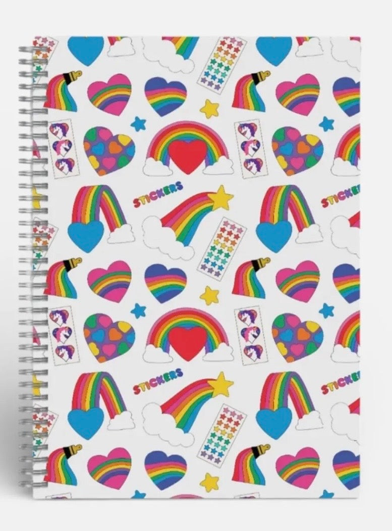 Retro Rainbows & Hearts Sticker
Release Book