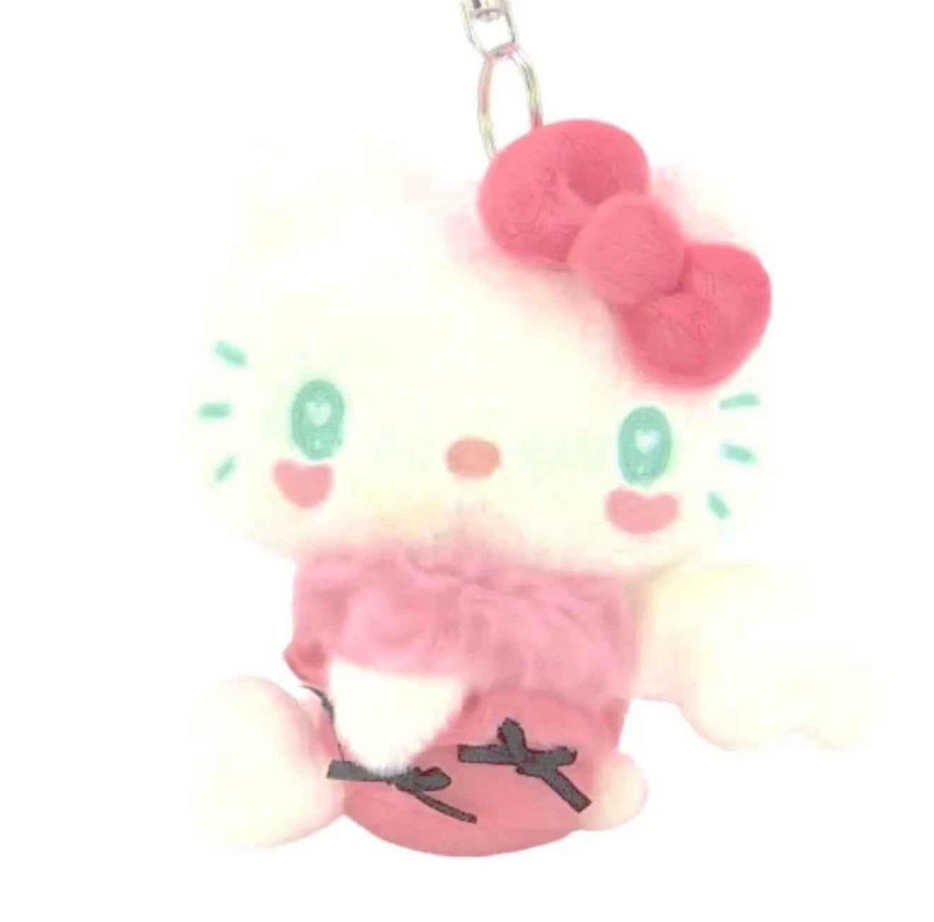 Authentic 2024 Sanrio Hello Kitty Mint Angel Mascot Strap